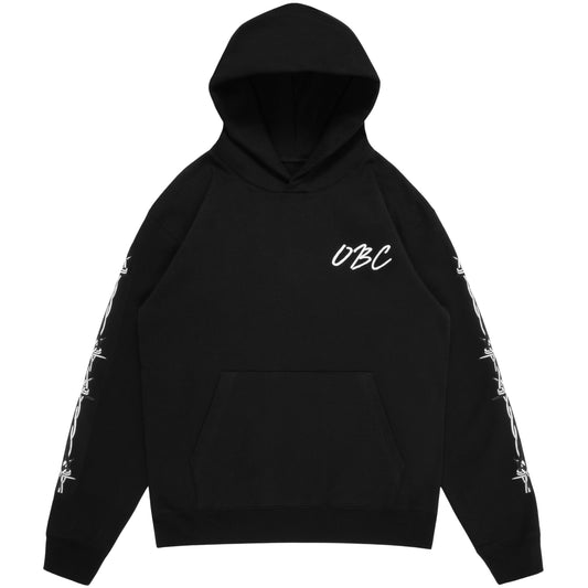 BARBED WIRE HOODIE (BLACK)