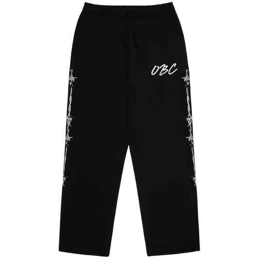 BARBED WIRE SWEATPANTS (BLACK)